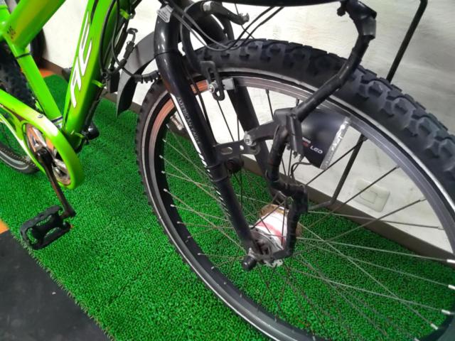 サギサカ AMERICAN EAGLE STREET CBT 24×1-3/8インチ 外装6段変速 キッズ自転車 グリーン※ライト点灯不良、変速不良
