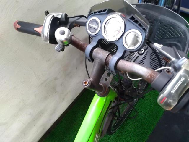 サギサカ AMERICAN EAGLE STREET CBT 24×1-3/8インチ 外装6段変速 キッズ自転車 グリーン※ライト点灯不良、変速不良