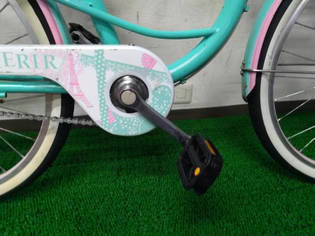 CBA CHERIR 22インチ シングルギア キッズ自転車 グリーン/ピンク