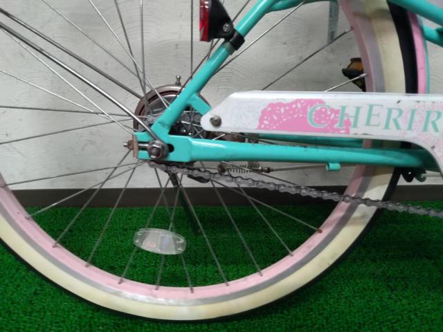 CBA CHERIR 22インチ シングルギア キッズ自転車 グリーン/ピンク