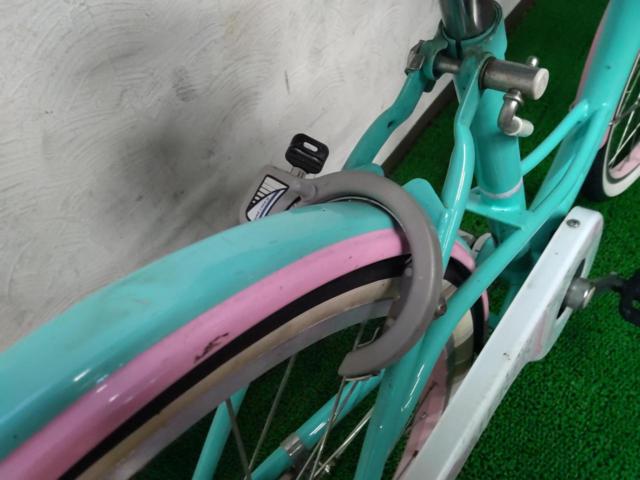 CBA CHERIR 22インチ シングルギア キッズ自転車 グリーン/ピンク