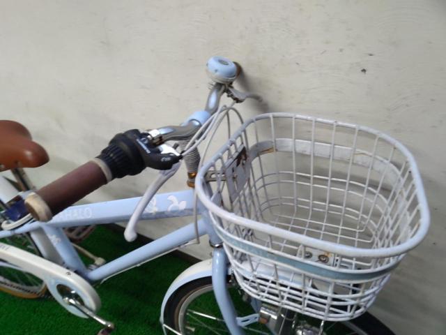 玉越工業 MAHALO Jr 24×1-3/8インチ 外装6段変速 キッズ自転車 スカイブルー ※Rフェンダー折損