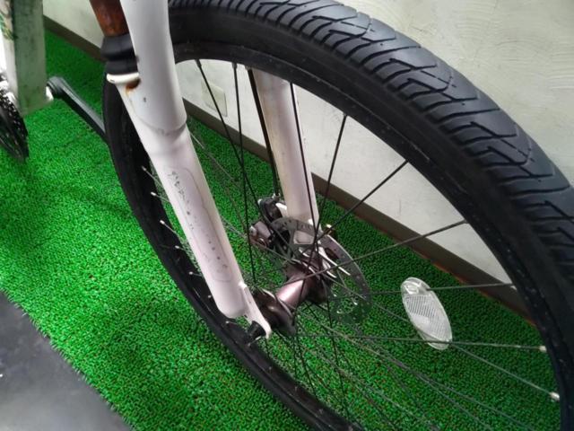 【わけあり現状販売】COLOMBIA TRAILEAD SPORT モデル不明 26x1.50インチ 3x8s MTB ホワイト 参考サイズ165-175