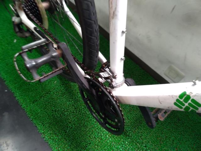 【わけあり現状販売】COLOMBIA TRAILEAD SPORT モデル不明 26x1.50インチ 3x8s MTB ホワイト 参考サイズ165-175