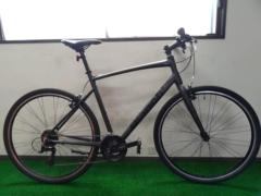 BIANCHI C-SPORT1 2024年頃 700×38C 3×8s アルミクロスバイク ブラック サイズ:55 参考サイズ:180～190cm