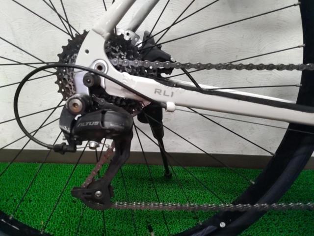 BRIDGESTONE ANCHOR RL1 年式不明 700×32C 3×8s アルミクロスバイク ホワイト サイズ:47 参考サイズ:160～175cm
