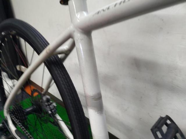 BRIDGESTONE ANCHOR RL1 年式不明 700×32C 3×8s アルミクロスバイク ホワイト サイズ:47 参考サイズ:160～175cm
