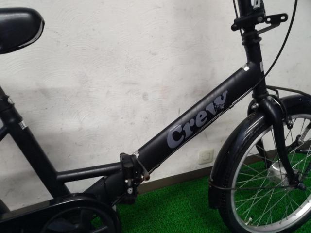 しんせい Crew 20x1.75インチ 外装6段変速 折りたたみ自転車 ブラック