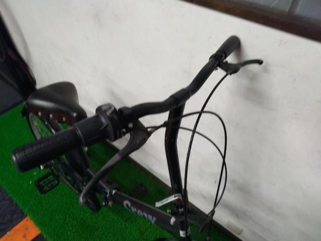 しんせい Crew 20x1.75インチ 外装6段変速 折りたたみ自転車 ブラック
