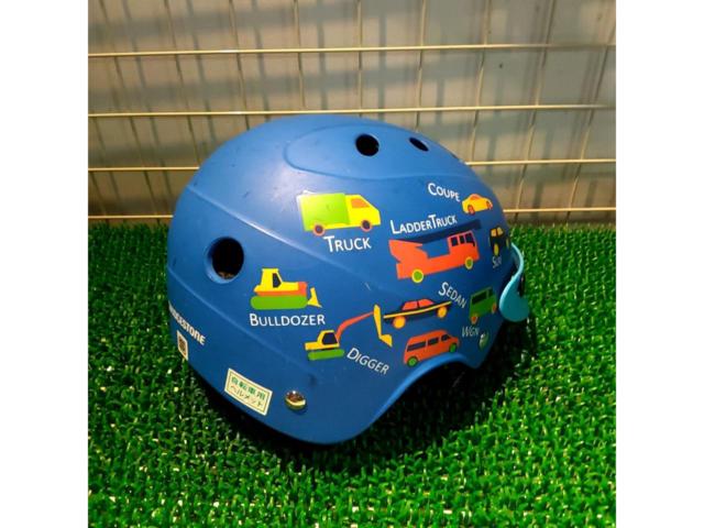 サイズ:46～52cm BRIDGESTONE ヘルメット SGマーク ブルー