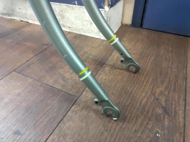 BRUNO ロードバイク用クロモリフレーム グリーン系