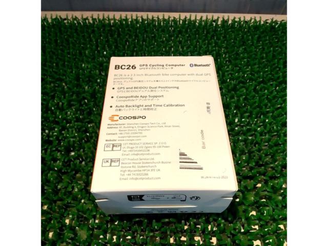 COOSPO BC26 GPSサイクルコンピューター ブラック
