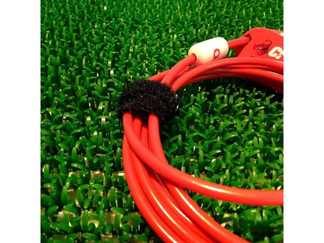 CROPS 3桁ダイアル式 ワイヤーロック レッド