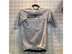 サイズ:M Castelli ロッソコルサ 半袖 クライマーズジャージ グレー