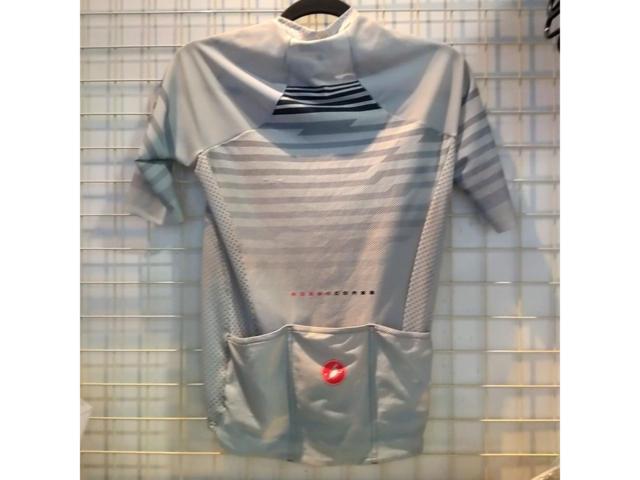 サイズ:M Castelli ロッソコルサ 半袖 クライマーズジャージ グレー
