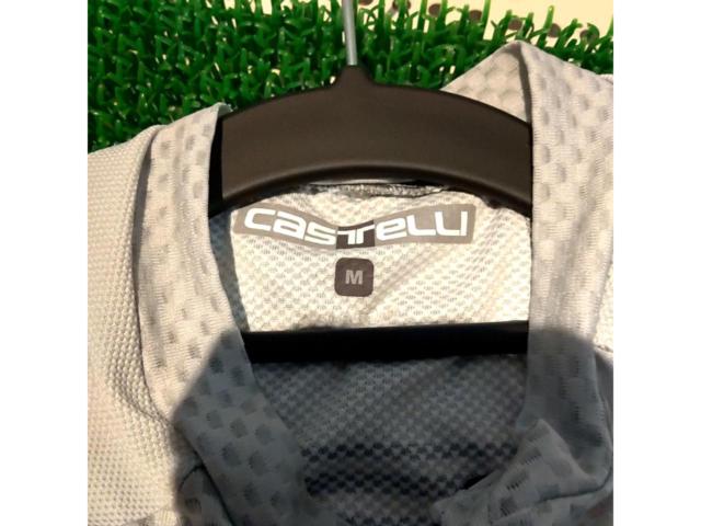 サイズ:M Castelli ロッソコルサ 半袖 クライマーズジャージ グレー