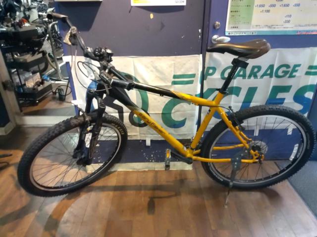 Gary Fisher tassa jare 26×2.25 3×9S アルミ MTB イエローブラック サイズ:48