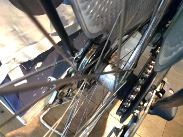 BRIDGESTONE Angelino2013年前後 22/26インチ 内装3段変速 8.9Ah 子乗せ電動アシスト自転車 ブラック