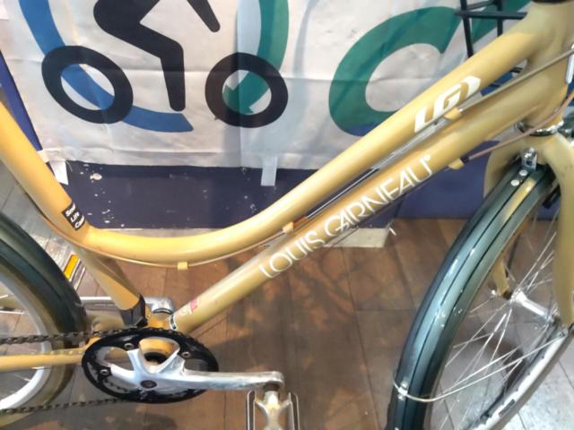 LOUIS GARNEAU LGS-C8 シティローム8 26x1.5 外装7段変速 シティクロスバイク ベージュ サイズ:470mm 適応身長:160-175cm