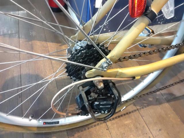 LOUIS GARNEAU LGS-C8 シティローム8 26x1.5 外装7段変速 シティクロスバイク ベージュ サイズ:470mm 適応身長:160-175cm