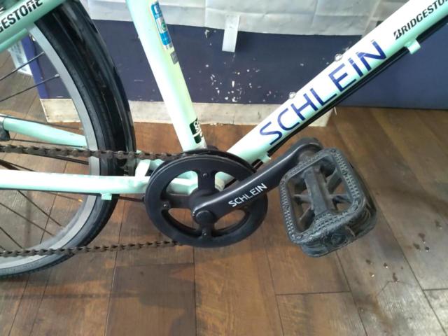 BRIDGESTONE SCHLINE 24x1-3/8インチ 外装7段変速 キッズ自転車 グリーン