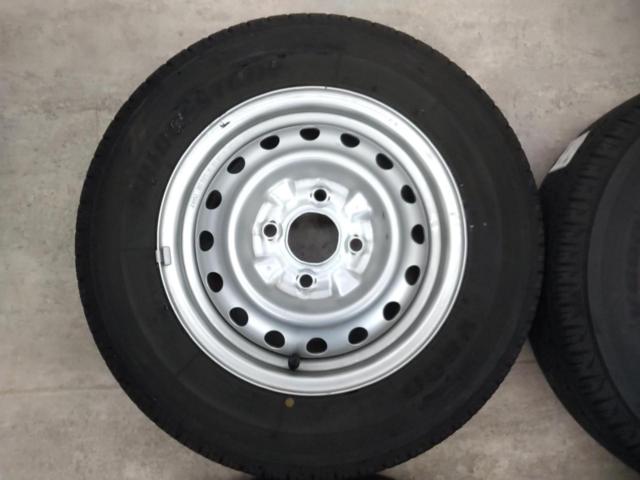 日産純正スチールホイール+BRIDGESTONE V600