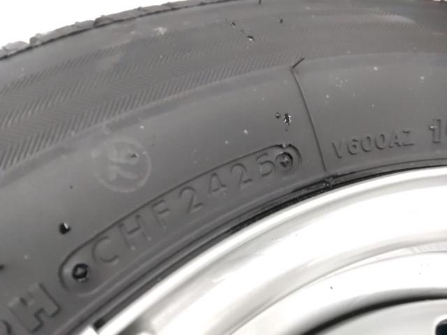 日産純正スチールホイール+BRIDGESTONE V600