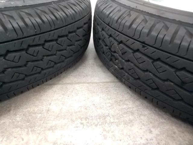 日産純正スチールホイール+BRIDGESTONE V600