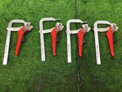 【BESSEY】 GH16 ラチェット式ワンタッチレバークランプ 4個セット