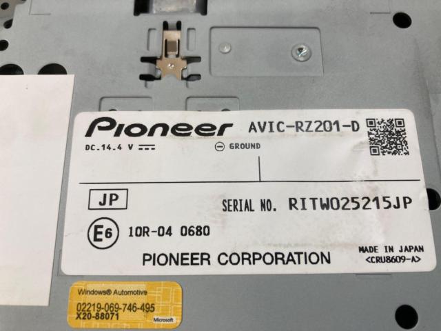 【carrozzeria】AVIC-RZ201