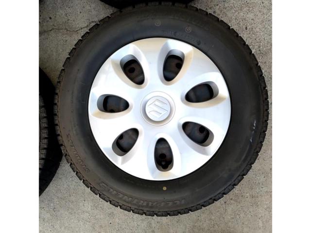 【スズキ純正】 アルト(HA25S)純正スチール+【BRIDGESTONE】ICEPARTNER2