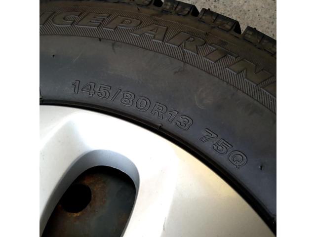 【スズキ純正】 アルト(HA25S)純正スチール+【BRIDGESTONE】ICEPARTNER2