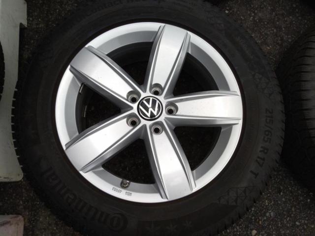 【輸入車純正】フォルクスワーゲン ティグアン純正アルミホイール+【Continental】NorthContact NC6