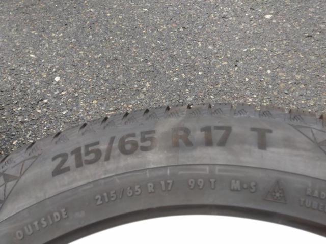 【輸入車純正】フォルクスワーゲン ティグアン純正アルミホイール+【Continental】NorthContact NC6