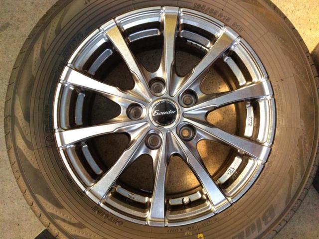 【HOT STUFF】Exceeder EX10 (5HOLE)+【YOKOHAMA】BluEarth-RV RV03