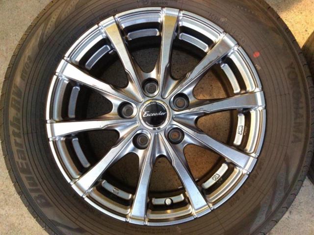 【HOT STUFF】Exceeder EX10 (5HOLE)+【YOKOHAMA】BluEarth-RV RV03