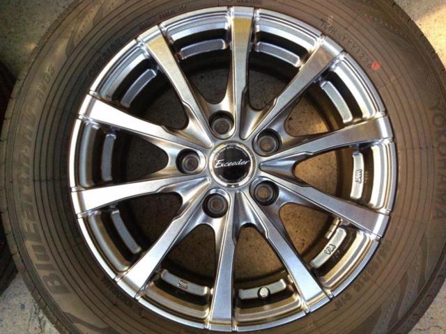 【HOT STUFF】Exceeder EX10 (5HOLE)+【YOKOHAMA】BluEarth-RV RV03