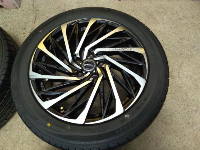 ☆ハリアー/エクストレイル(32～33)等に!☆ 【BADX】  TEMPEST TURBINE VX  +  ☆新品タイヤ!☆【KENDA】 EMERA SUV KR605
