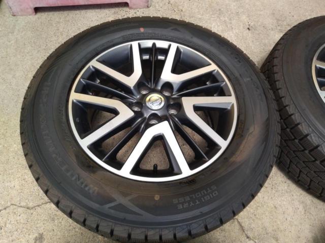 ☆エクストレイル(T32)冬の準備に!☆ 【日産純正】  T32エクストレイル ブラックエクストリーマーX  + 【DUNLOP】WINTERMAXX SJ8