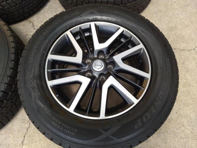 ☆エクストレイル(T32)冬の準備に!☆ 【日産純正】  T32エクストレイル ブラックエクストリーマーX  + 【DUNLOP】WINTERMAXX SJ8