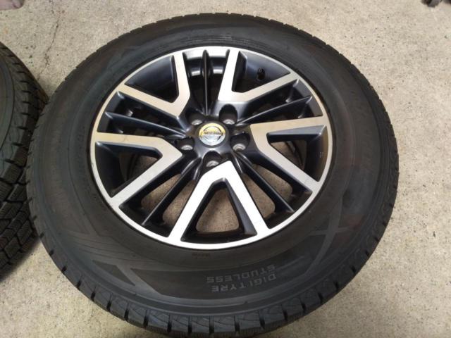 ☆エクストレイル(T32)冬の準備に!☆ 【日産純正】  T32エクストレイル ブラックエクストリーマーX  + 【DUNLOP】WINTERMAXX SJ8