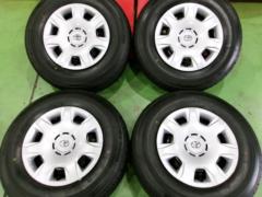 【新車外し品!】TOYOTA 200系ハイエース純正スチールホイール + BRIDGESTONE ECOPIa RD613