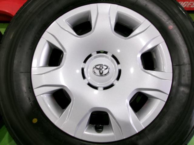 【新車外し品!】TOYOTA 200系ハイエース純正スチールホイール + BRIDGESTONE ECOPIa RD613