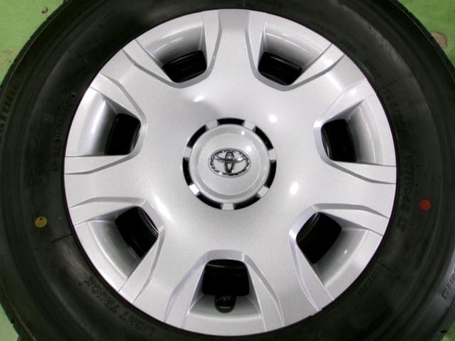 【新車外し品!】TOYOTA 200系ハイエース純正スチールホイール + BRIDGESTONE ECOPIa RD613