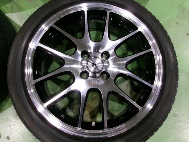 【未使用ホイール+バリ山タイヤ!】MONZA JAPAN JP STYLE MJ02 + BRIDGESTONE POTENZA RE050A
