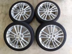 【スズキ】 ZC32S前期スイフトスポーツ純正ホイール+【DUNLOP】DIREZZA ZⅢ