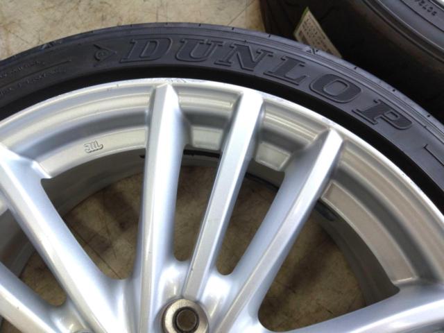【スズキ】 ZC32S前期スイフトスポーツ純正ホイール+【DUNLOP】DIREZZA ZⅢ