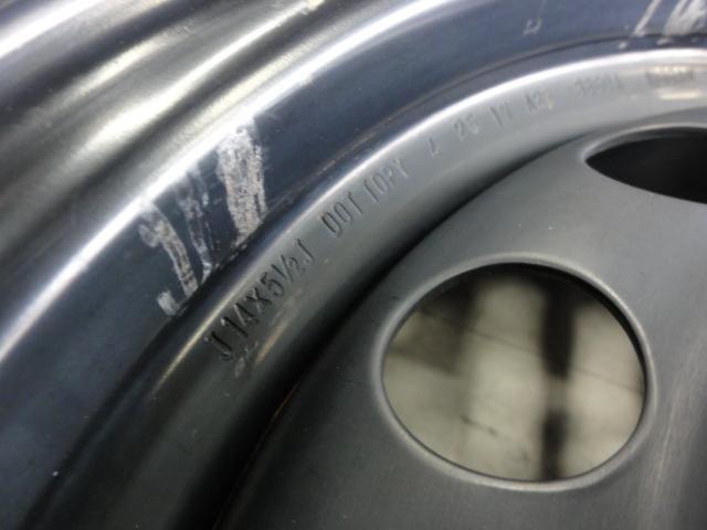 【スペアタイヤに!マーチ、ノート等】NISSAN E12ノート純正スチールホイール + KUMHO ECOWING ES31