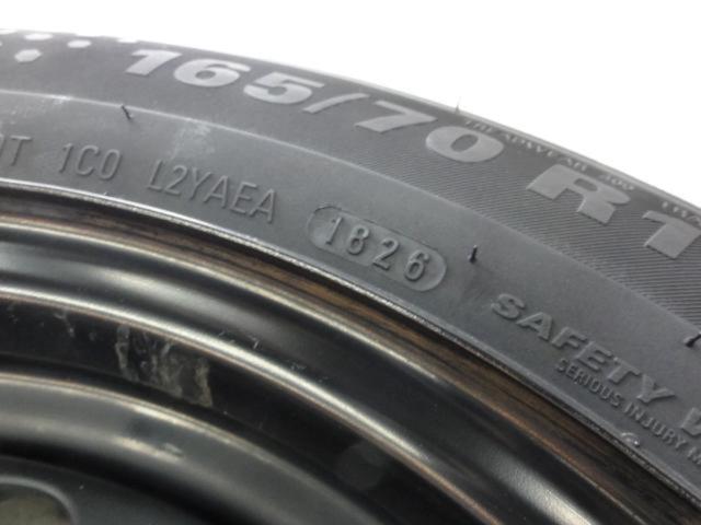 【スペアタイヤに!マーチ、ノート等】NISSAN E12ノート純正スチールホイール + KUMHO ECOWING ES31