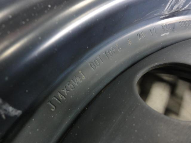 【スペアタイヤに!】日産 E12ノート純正スチールホイール + KENDA(ケンダ) KR203